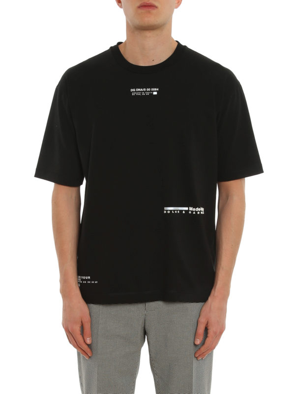 The Best Shops DOLCE & GABBANA: t-shirts - Rubberised logo T-shirt